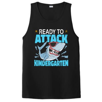 Shark Ready To Attack Kindergarten First Day Of School PosiCharge Competitor Tank