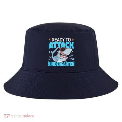 Shark Ready To Attack Kindergarten First Day Of School Cool Comfort Performance Bucket Hat