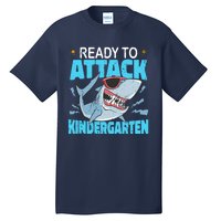 Shark Ready To Attack Kindergarten First Day Of School Tall T-Shirt