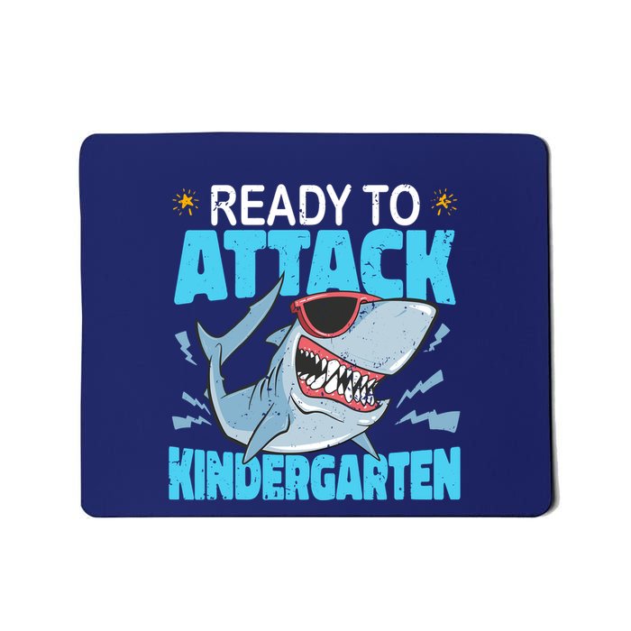 Shark Ready To Attack Kindergarten First Day Of School Mousepad