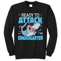 Shark Ready To Attack Kindergarten First Day Of School Tall Sweatshirt