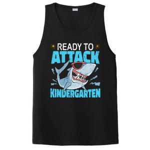 Shark Ready To Attack Kindergarten First Day Of School PosiCharge Competitor Tank