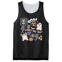 Spooky Rad Tech Retro Radiologist Halloween Xray Tech Mesh Reversible Basketball Jersey Tank