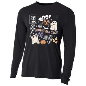 Spooky Rad Tech Retro Radiologist Halloween Xray Tech Cooling Performance Long Sleeve Crew