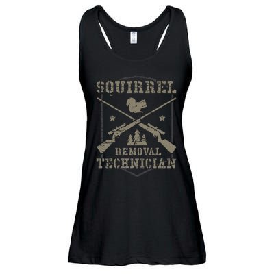 Squirrel Removal Technician Squirrel Hunting Squirrel Hunter Ladies Essential Flowy Tank