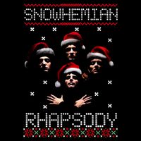 Snowhemian Rhapsody Ugly Christmas Flexfit Unipanel Trucker Cap
