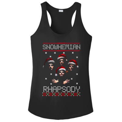 Snowhemian Rhapsody Ugly Christmas Ladies PosiCharge Competitor Racerback Tank