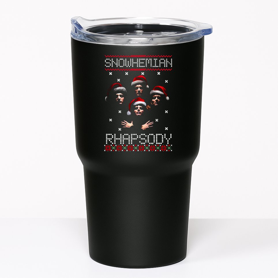 Snowhemian Rhapsody Ugly Christmas Tumbler