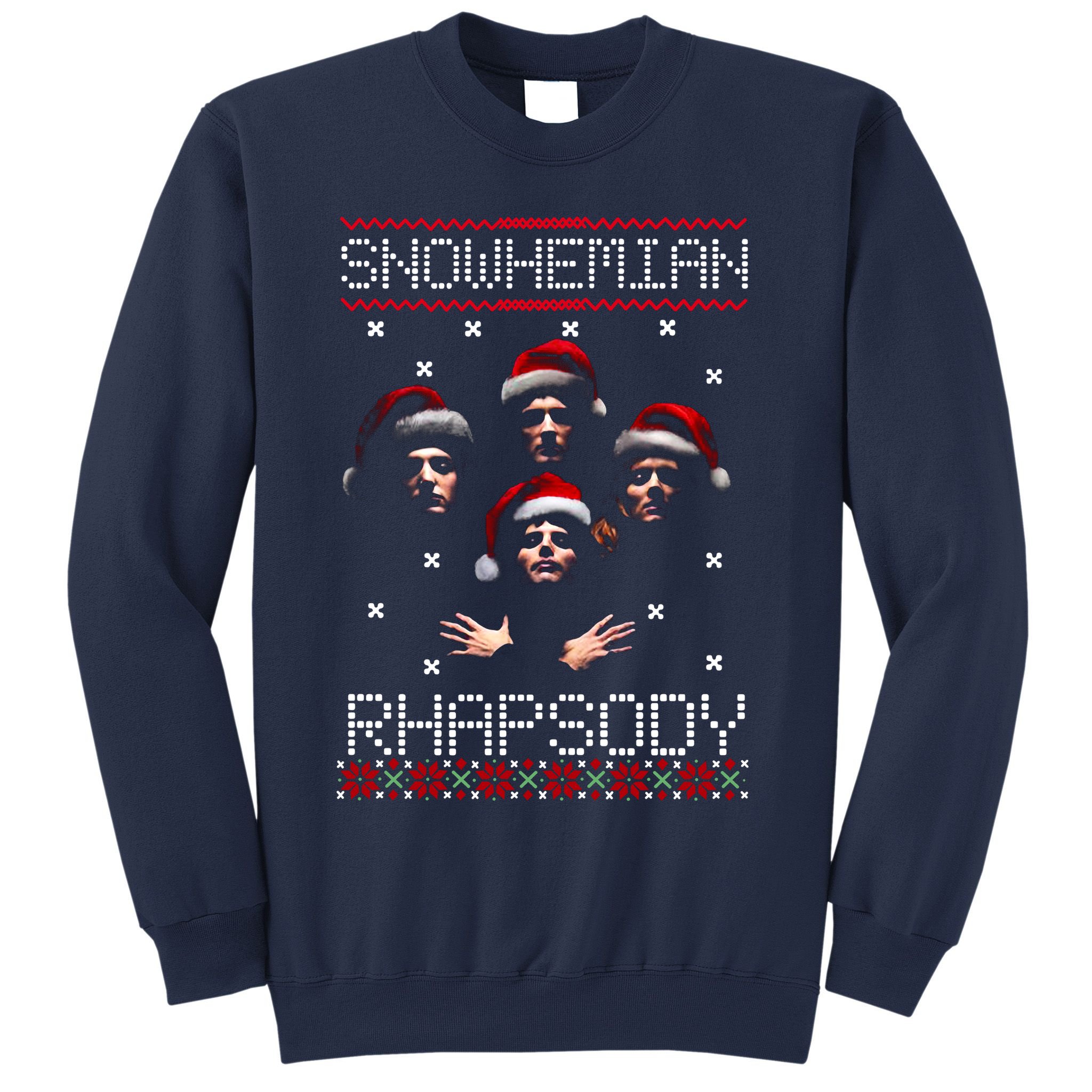 Snowhemian Rhapsody Ugly Christmas Sweatshirt