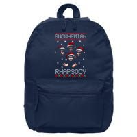 Snowhemian Rhapsody Ugly Christmas 16 in Basic Backpack