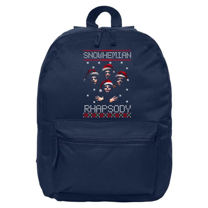 Snowhemian Rhapsody Ugly Christmas 16 in Basic Backpack