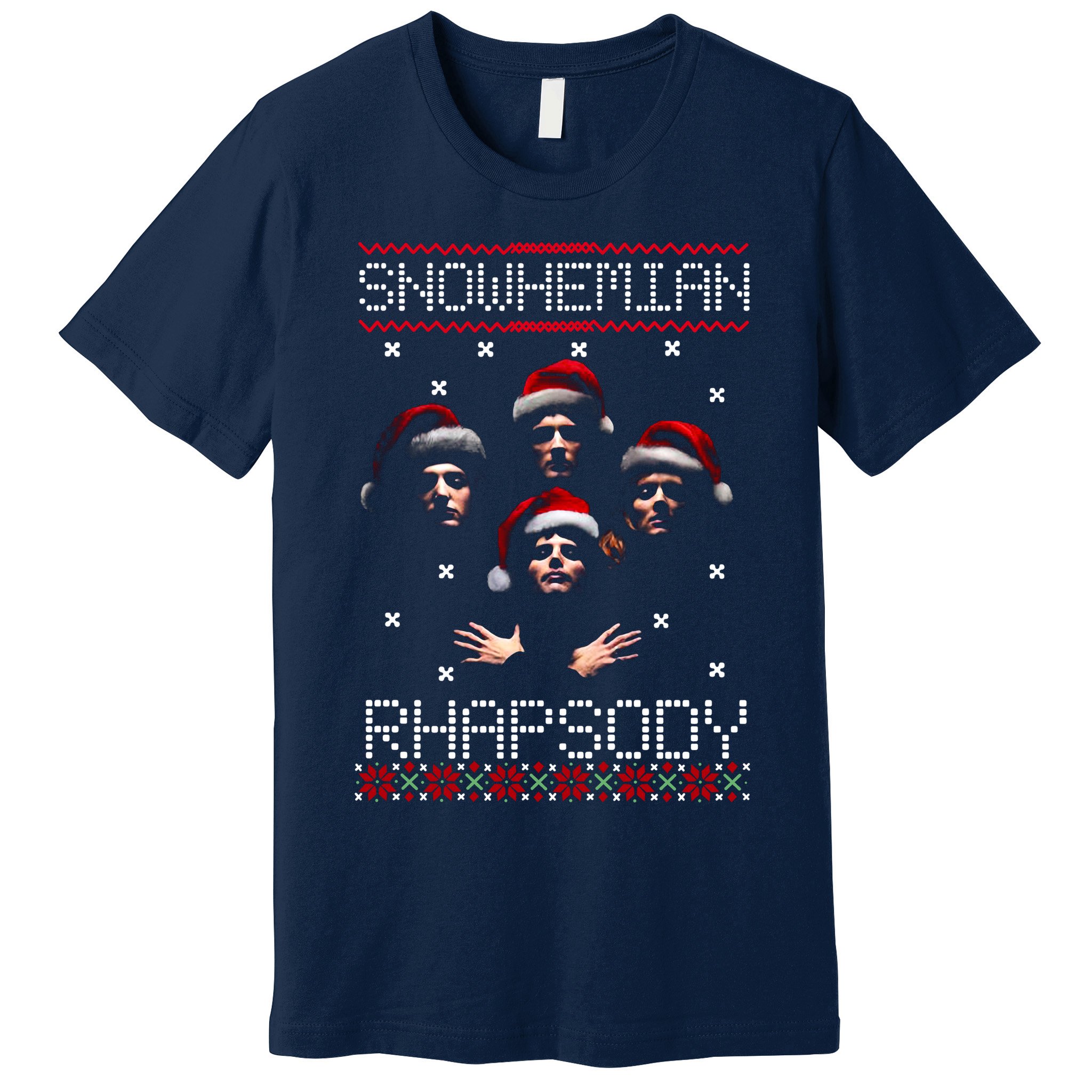 Snowhemian Rhapsody Ugly Christmas Premium T-Shirt