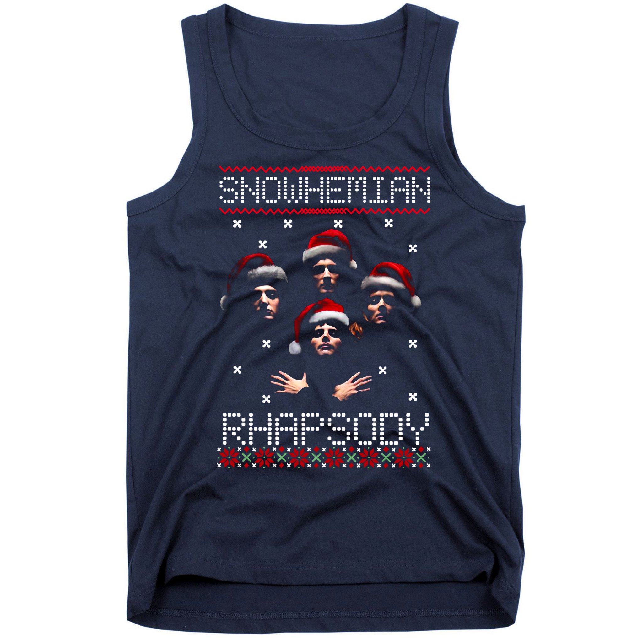 Snowhemian Rhapsody Ugly Christmas Tank Top