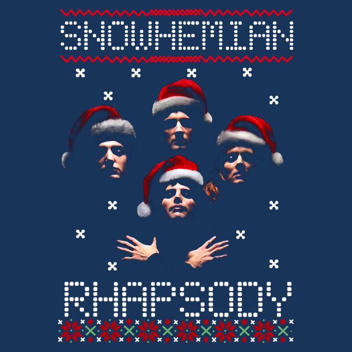 Snowhemian Rhapsody Ugly Christmas Visor