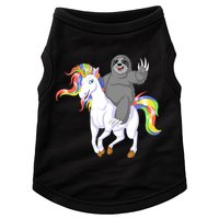Sloth Riding Unicorn Doggie Tank