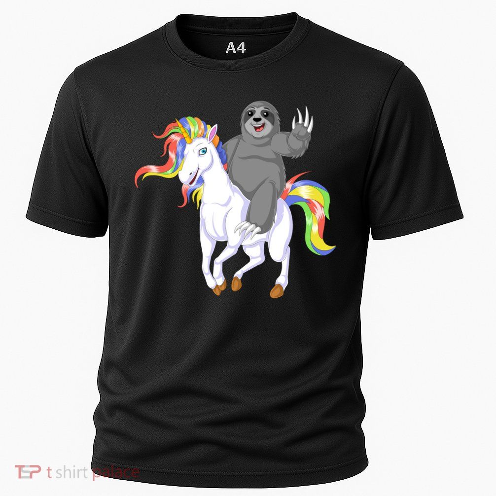 Sloth Riding Unicorn Performance Shirt