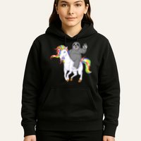 Sloth Riding Unicorn Hoodie