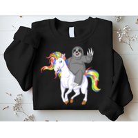 Sloth Riding Unicorn Sweatshirt