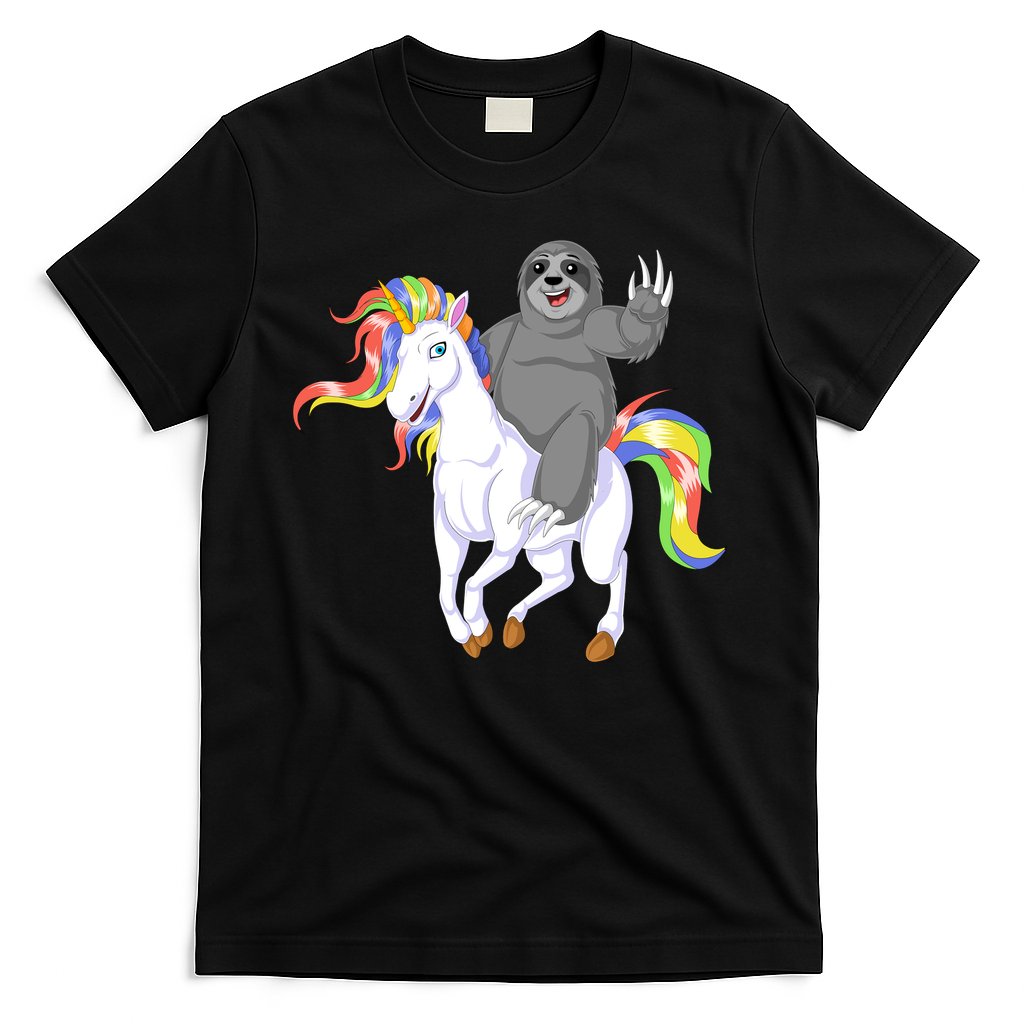 Sloth Riding Unicorn T-Shirt