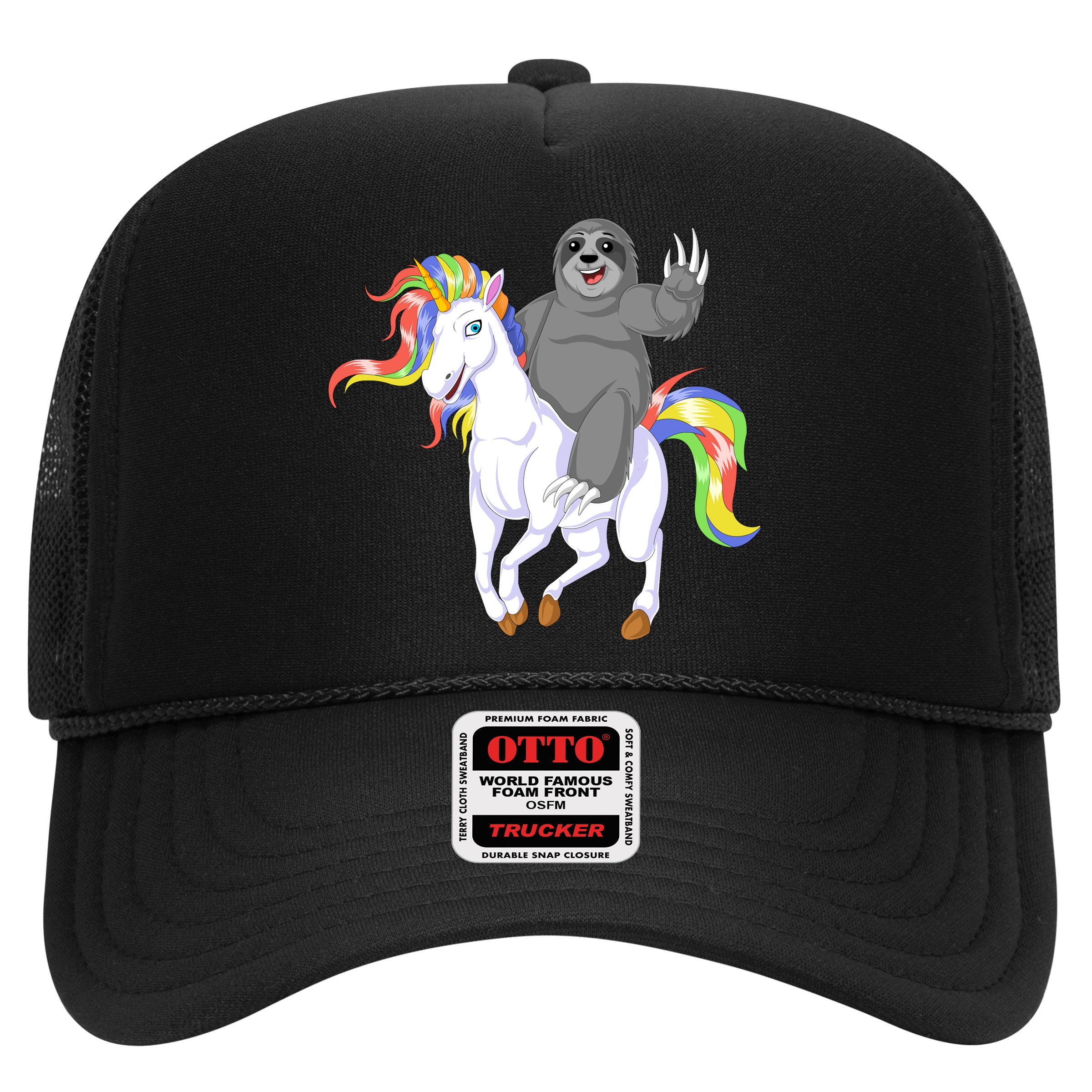 Sloth Riding Unicorn Hat