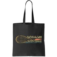 Squash Racket Vintage Squash Lover Funny Sports Enthusiast Tote Bag