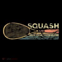 Squash Racket Vintage Squash Lover Funny Sports Enthusiast Tie-Dye T-Shirt