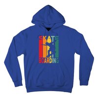 Skateboarder Retro Vintage Design Skateboarding Gift Hoodie