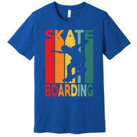 Skateboarder Retro Vintage Design Skateboarding Gift Premium T-Shirt