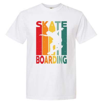 Skateboarder Retro Vintage Design Skateboarding Gift Garment-Dyed Heavyweight T-Shirt