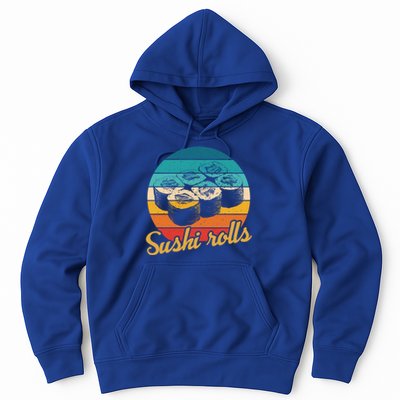 Sushi Rolls Vintage Sushi Rolls Funny Gift Hoodie