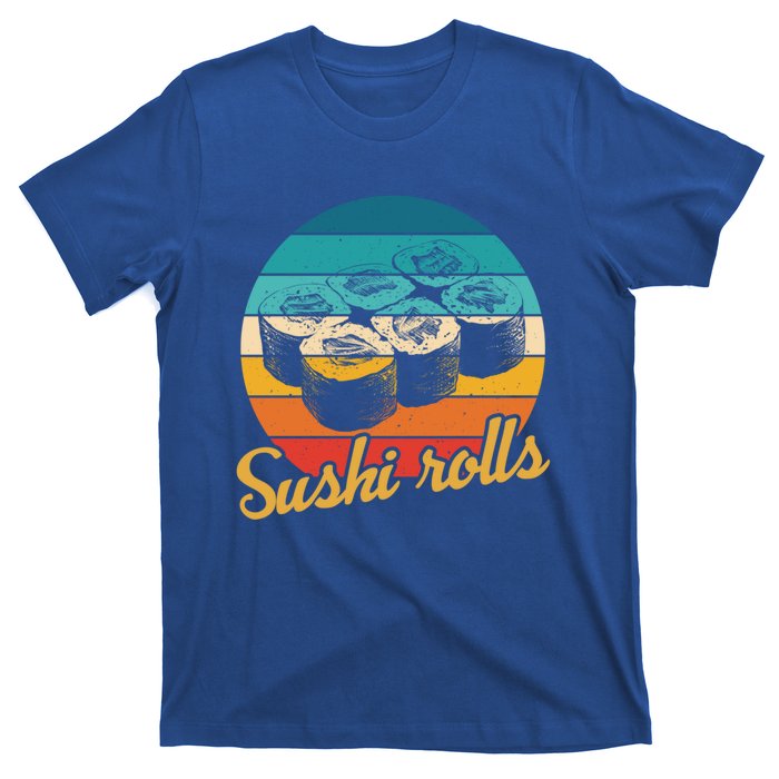 Sushi Rolls Vintage Sushi Rolls Funny Gift T-Shirt