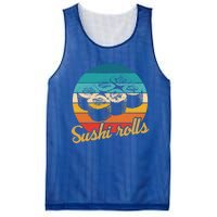 Sushi Rolls Vintage Sushi Rolls Funny Gift Mesh Reversible Basketball Jersey Tank