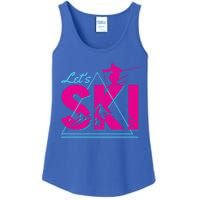 Ski Retro Vintage Winter Sports Skiing Skier Gift Cool Gift Ladies Essential Tank