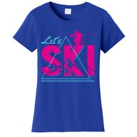 Ski Retro Vintage Winter Sports Skiing Skier Gift Cool Gift Women's T-Shirt