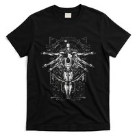 Scifi Robotic Vitruvian Man C.Y.B.E.R.P.U.N.K Illustration T-Shirt