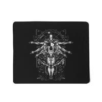 Scifi Robotic Vitruvian Man C.Y.B.E.R.P.U.N.K Illustration Mousepad
