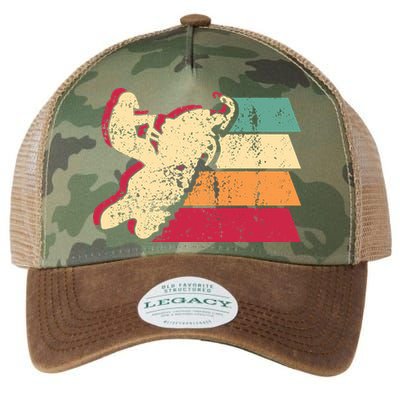 Snowmobiling Retro Vintage Legacy Tie Dye Trucker Hat