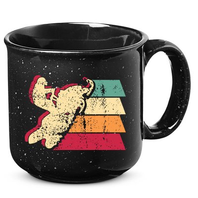 Snowmobiling Retro Vintage 15oz Campfire Ceramic Mug
