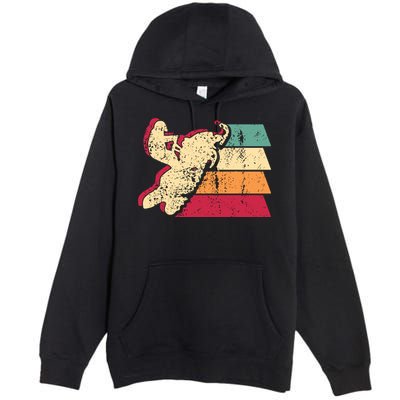 Snowmobiling Retro Vintage Premium Pullover Hoodie