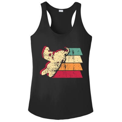 Snowmobiling Retro Vintage Ladies PosiCharge Competitor Racerback Tank