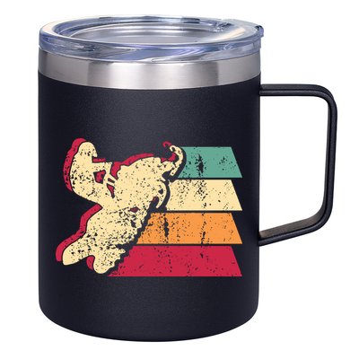 Snowmobiling Retro Vintage 12oz Stainless Steel Coffee Mug