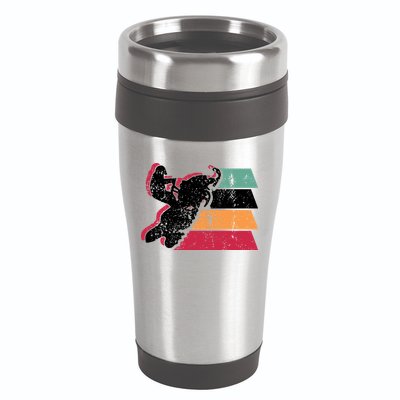 Snowmobiling Retro Vintage 16oz Travel Tumbler