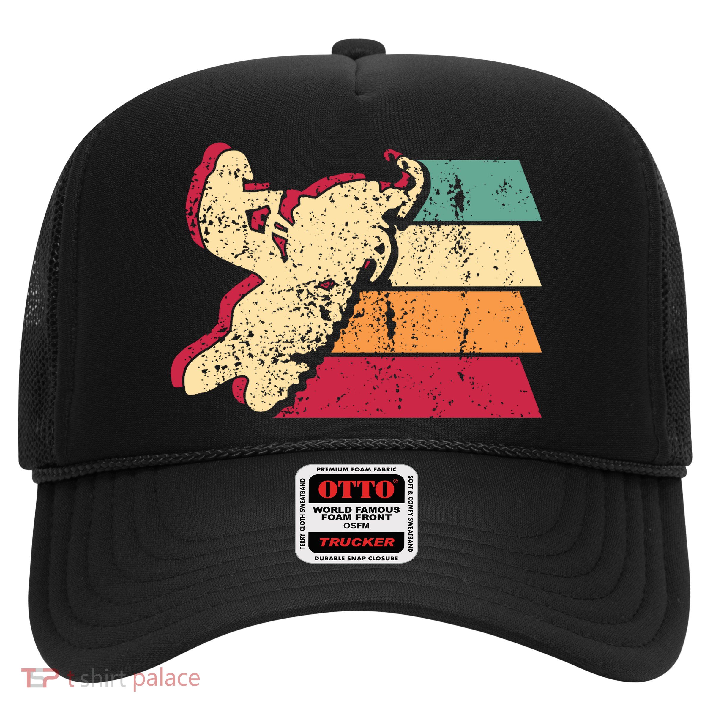 Snowmobiling Retro Vintage Trucker Hat