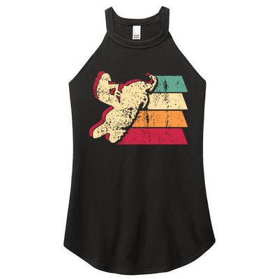 Snowmobiling Retro Vintage Women's Perfect Tri Rocker Tank