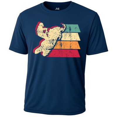 Snowmobiling Retro Vintage Performance Shirt