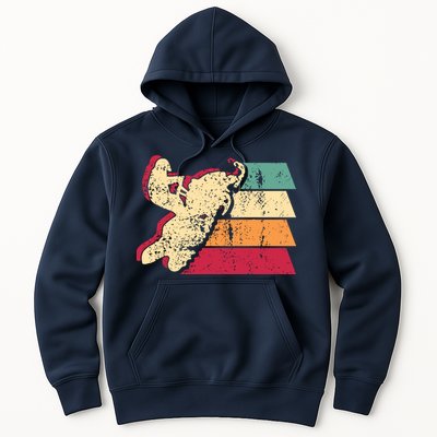 Snowmobiling Retro Vintage Hoodie