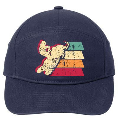 Snowmobiling Retro Vintage 7-Panel Snapback Hat