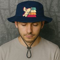 Snowmobiling Retro Vintage Bucket Hat