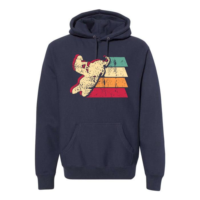 Snowmobiling Retro Vintage Premium Hoodie