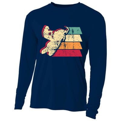 Snowmobiling Retro Vintage Cooling Performance Long Sleeve Crew
